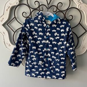 Boy’s Hatley Button Up Rain Jacket